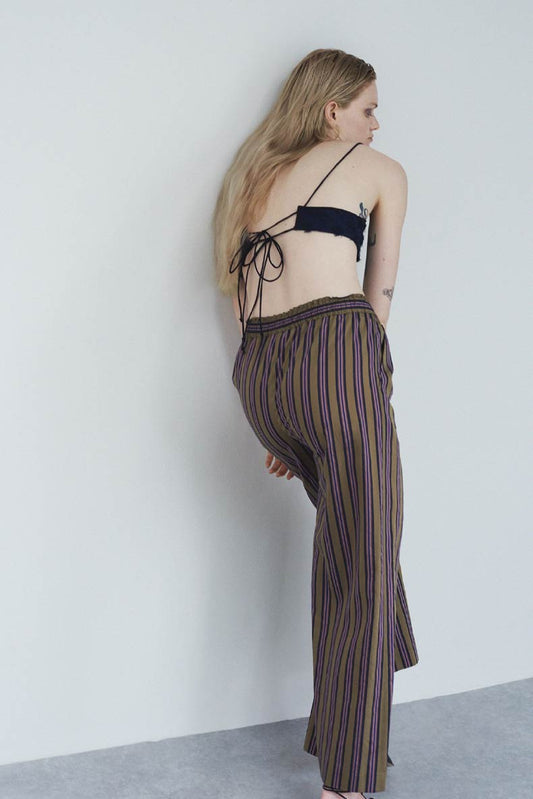 #020-3 stripe pants