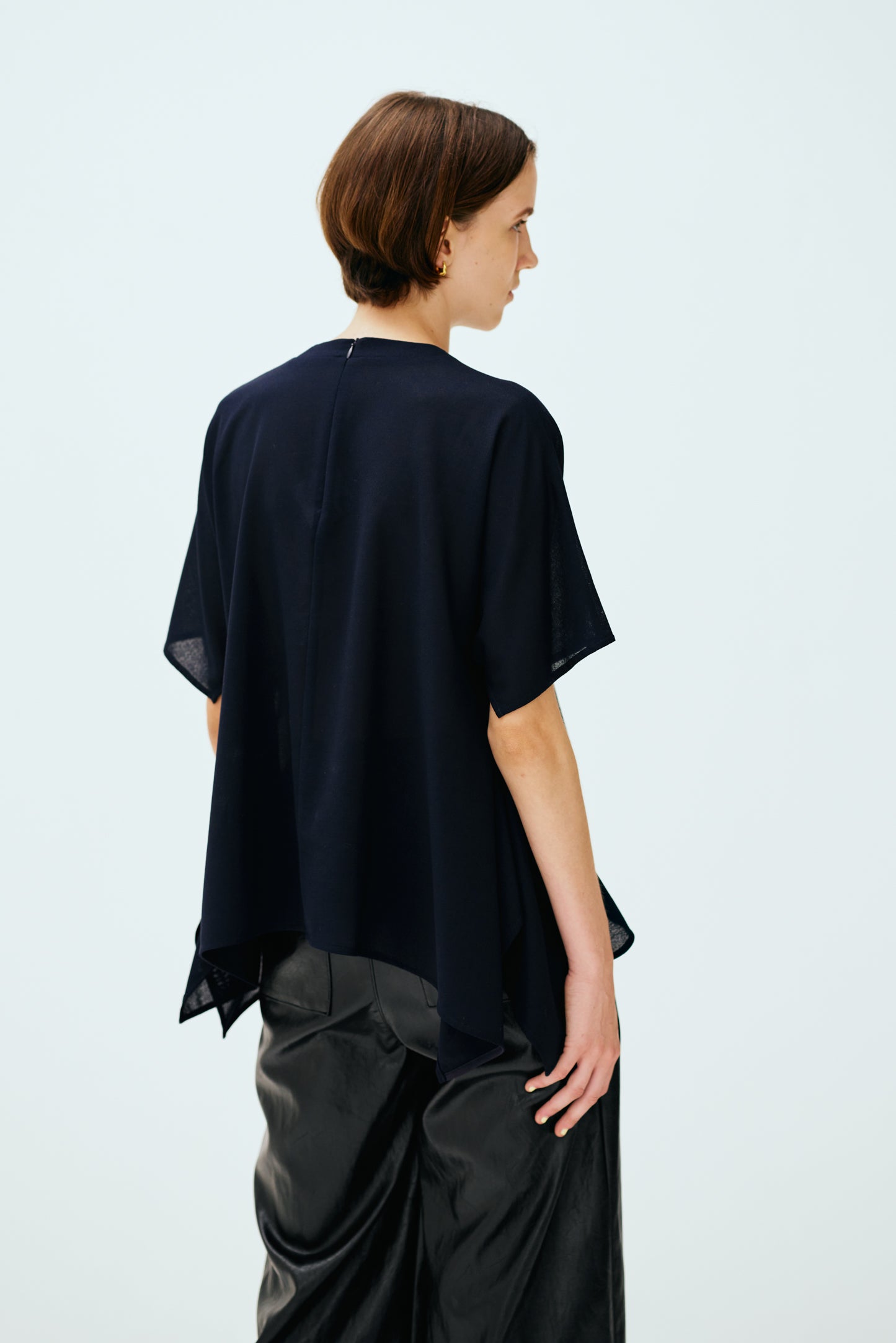 #013 Side Drape Blouse