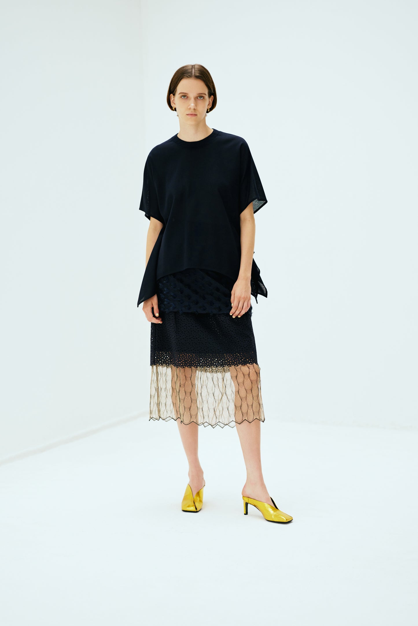 #013 Side Drape Blouse