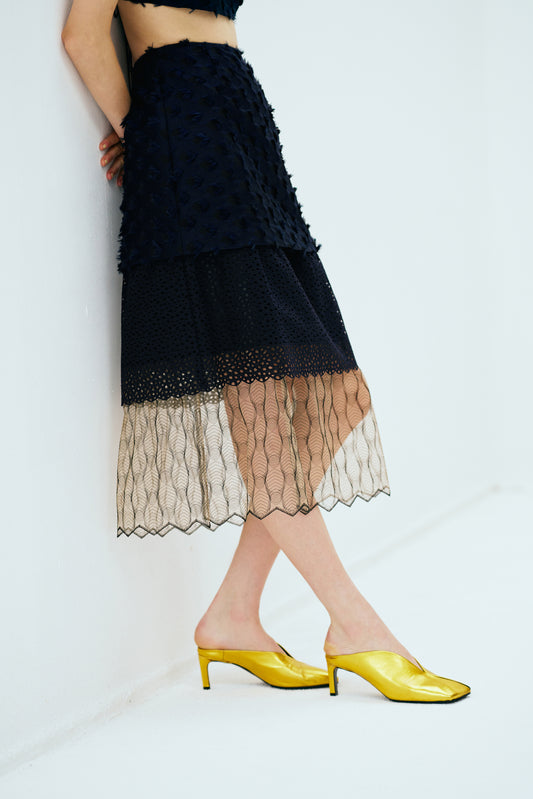 #002-2  Combination Tight Skirt