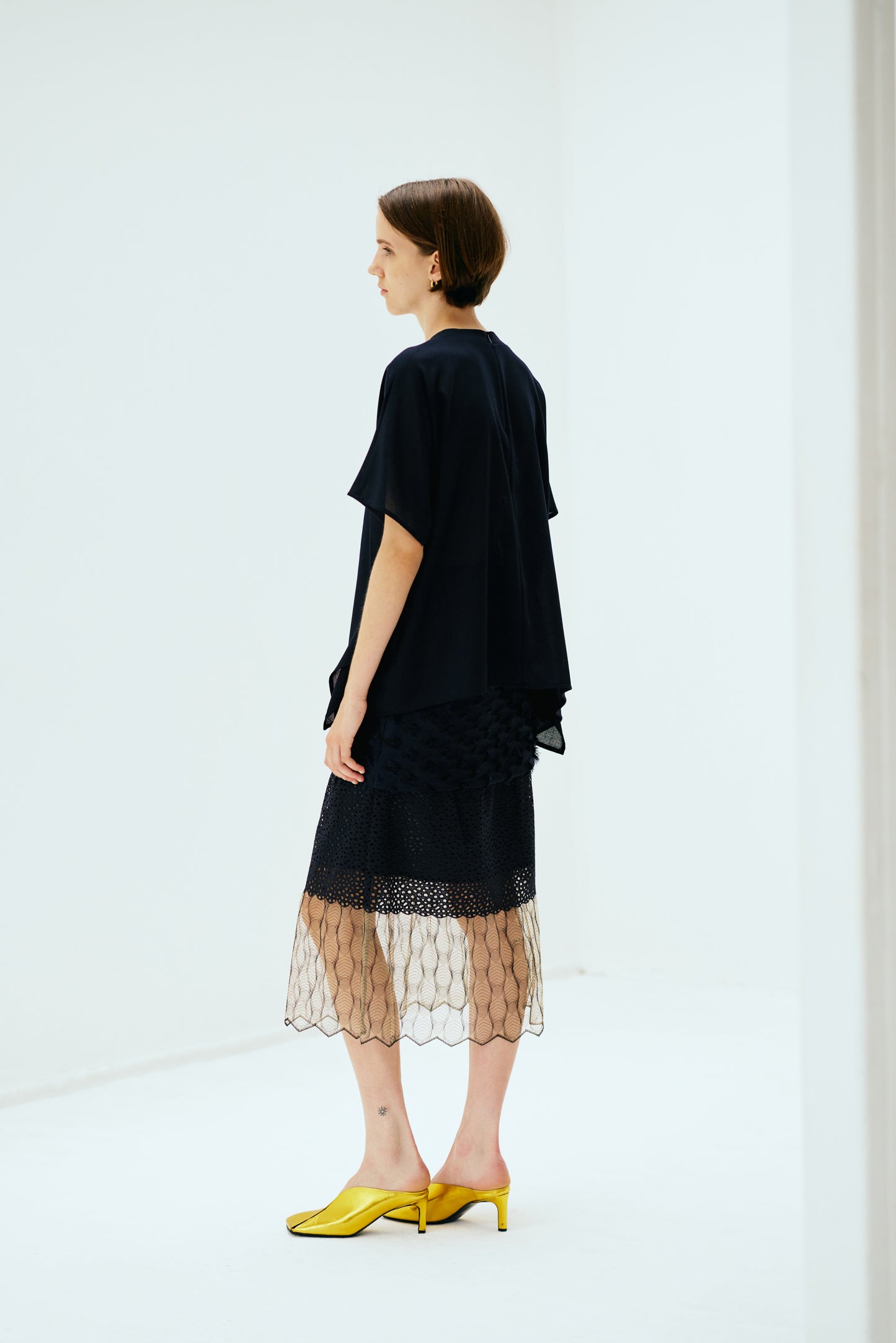 #013 Side Drape Blouse