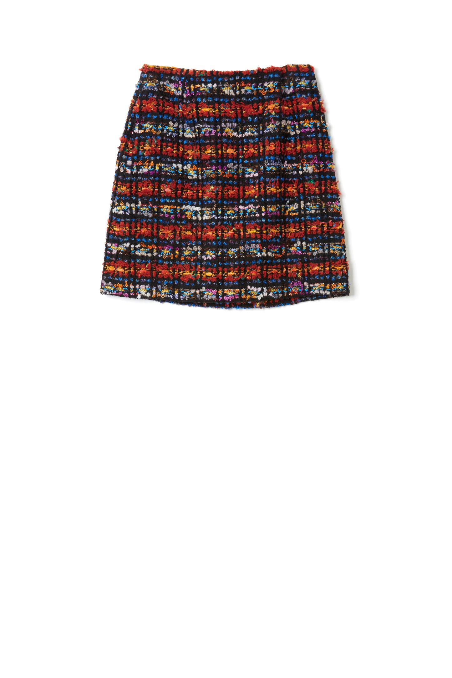 #023-1 tweed mini skirt