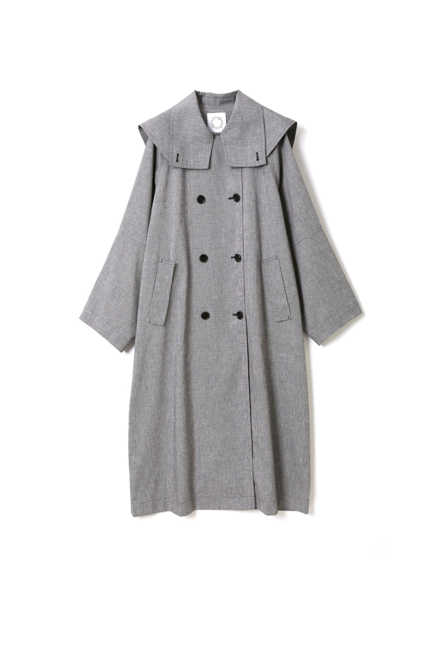 #007-3 trench coat(gry)